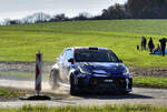 Nr.12 Toyota GR Yaris, MÜLLER , Kevin & SPREITZER , Stefanie , Jasmin, ADAC Rallye Köln-Ahrweiler am 8.11.2025, bei Rodder in der Eifel
