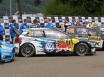 VW Polo R WRC (Jari-Matti Latvala / Miikka Anttila) im Servicepark der Deutschland-Rallye, 21.08.2016