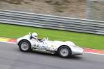 LISTER Bristol, Bj.1955, 1971ccm, Fahrer: BOND Stephen (GB) & FELL Keith (GB)  Bei der Woodcote Trophy & Stirling Moss Trophy [Motor Racing Legends] SPA SIX HOURS 19.September 2015 
