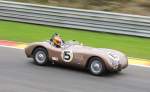 JAGUAR C-Type, Bj. 1952, Fahrer: WARD Chris (GB) & YOUNG John (GB) Bei der Woodcote Trophy & Stirling Moss Trophy [Motor Racing Legends] SPA SIX HOURS 19.September 2015
https://de.wikipedia.org/wiki/Jaguar_C-Type