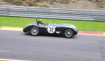 JAGUAR C-Type, Bj. 1952, Fahrer: ROTHENBERGER Helmut (D) & WOITRIN Gaetan (B), Bei der Woodcote Trophy & Stirling Moss Trophy [Motor Racing Legends] SPA SIX HOURS 19.September 2015
https://de.wikipedia.org/wiki/Jaguar_C-Type