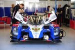 Nr.27 SMP Racing, BR01 (Nissan) LMP2 (Le-Mans-Prototyp)in der Box beim offiziellen Pit Walk.  Fahrer: Nicolas Minassian, Maurizio Mediani, David Markozov. 7.5.2016 bei der FIA WEC 6h Spa Francorchamps. 