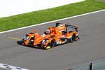 Nr.38, Jota Sport (G-Drive), Gibson 015S (Nissan) LMP2 (Le-Mans-Prototyp), Fahrer: Simon Dolan, Giedo van der Garde, Jake Dennis am 7.5.2016 bei der FIA WEC 6h Spa Francorchamps. Für die offenen Prototypen läuft die letzte Saison.