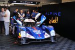 Nr.35 DC Racing, Alpine A460 (Nissan), LMP2 (Le-Mans-Prototyp)in der Box beim offiziellen Pit Walk am 7.5.2016 bei der FIA WEC 6h Spa Francorchamps.