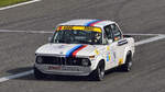 Frontansicht auf der Start und Ziel Geraden, Nr 14. BMW 2002 TI,
Hagen Bernhard, Henrichs Ralf, Müller Walter-Matthias,alle DEU, beim ADAC 1000Km Rennen am 17.Sep.2021 auf dem Nürburgring