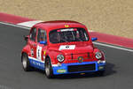6 Schouten-Schouten im Fiat Abarth 1000 TC, Kampf der Zwerge, beim Historic Grand Prix Zolder am 19.7.2025