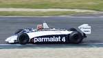 Nr.4 Brabham BT49 Formel 1 Rennwagen von 1980,Fahrer: Folch-Rusinol, Joaquin. 46. AvD-Oldtimer-Grand-Prix 2018, FIA Masters Historic Formula One Championship am 11.Aug.2018