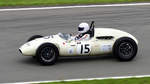 Matzelberger, Thomas (AUT) im Cooper T45/51 (1960), Rennen 6: Gentle Drivers Trophy, Historic Grand Prix Cars bis 1965, am Samstag 10.8.19 beim 47.
