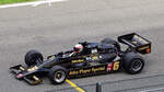 #6 Lotus F1, DEVIS Marc (BE), Rennwagen des britischen Rennstalls Lotus (Fahrer: Mario Andretti und Gunnar Nilsson) , der in der Formel-1-Saison 1977 & 1978. Masters Racing Legends, beim Spa Six Hours am 1.10.2022 bei Regen von der Haupttribüne 