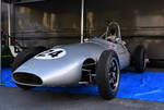 HILLWOOD FJ, (Formula Junior) ist ein historischer, frontgetriebener Formel-Junior-Rennwagen aus dem Jahr 1959. Er wurde von Norman Hillwood entworfen, Angetrieben von einem 1.089-cm�-Fiat-Motor. Im Fahrerlager des Circuit de Spa-Francorchamps, Rahmenprogramm der Spa 6h Classic 2026. Aufnahme am 27.9.2026