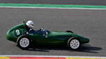 #9,  ELVA 100 Formula Junior (FJ) ist ein britischer Monoposto-Rennwagen. Auf der Strecke des Circuit de Spa-Francorchamps, Rahmenprogramm der Spa 6h Classic 2026. Aufnahme am 27.9.2026