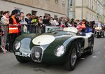 Jaguar Type C 1952,in der Innenstadt von Le Mans bei der 22.Fahrer Parade am 17.6.2016