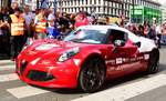 Alfa Romeo 4C, Fahrer und Fahrzeug Parade am 15.6.2018 in Le Mans