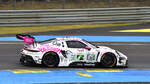 85 Porsche 911 GT3 R LMGT3, Einsatzteam: Manthey, Fahrerin die Iron Dames: Célia Martin, Rahel Frey & Sarah Bovy. 93. 24h von Le Mans, Aufnahme am 14.06.2025