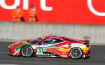  AF Corse #51, Ferrari 458 Italia GT2 im Training am 12.6.2014 zum 24h Rennen in Le Mans