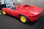 Profilansicht eines Ferrari Dino 206S Spyder aus dem Jahr 1966. Techno Classica Salon in Dortmund am 25.09.2026.