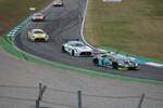DTM Mercedes Benz AMG GT3, Audi R8 LMS und Lamborghini Huracan am 03.10.21 in Hockenheimring Sachskurve