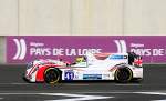 Mitzieher bei ca.270Kmh, Zytek Z11SN, Nissan VK45DE 4.5L V8, LMP2 von Greaves Motorsport in Le Mans 2014 leider nach 31 Runden Ausgefallen.