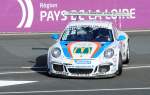Porsche Cup France #18 , Porsche 911 GT3 Type 991 beim Training zum  Vorrennen der 24h von Le Mans 2014