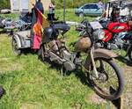 =unbekanntes Moped, gesehen auf dem Ausstellungsgel�nde der Oldtimerveranstaltung in Frankenberg/Eder im Mai 2026.