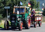=IFA Pionier rollt im Festzug beim Pferdsdorfer Oldtimertag im August 2016
