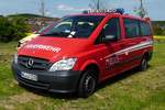 =MB Vito der Feuerwehr WITTENBERG,  gesehen auf dem Parkplatz der RettMobil 2017 in Fulda - Mai 2017