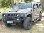 =Hummer steht bei der Oldtimerveranstaltung in Gudensberg im Juni 2019