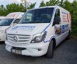 =MB Sprinter als Servicefahrzeug der Firma EMMERT, steht auf dem Parkplatz der RettMobil, 05-2022
