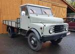 =Hanomag AL 28 Pritsche, gesehen bei der Bulldog Messe Alsfeld, 10-2023