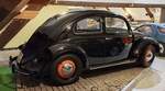 =VW Käfer, Bj. 1950, 1131 ccm, 25 PS, gesehen im Automuseum Wolfegg, Dezember 2023