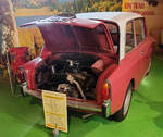 =Autobianchi Bianchina, Bj. 1969, 500 ccm, 18 PS, ausgestellt im Automuseum Wolfegg, Dezember 2023