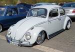 =VW Käfer, gesehen bei der Oldtimerveranstaltung in Frankenberg/Eder im Mai 2023