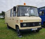 =MB 407 D, ausgestellt bei der Oldtimerveranstaltung in Tann/Rhön, 09-2023