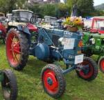=Lanz Bulldog, Bj. 1954, ausgestellt bei der Oldtimerveranstaltung in Tann/Rhön, 09-2023
