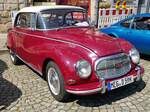 =Auto Union 1000 S, stand bei der Oldtimerveranstaltung in Spangenberg im Mai 2023