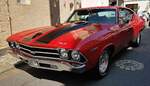 =Chevrolet Chevelle SS, steht bei der Oldtimerveranstaltung in Spangenberg im Mai 2023