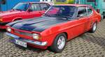 Ford Capri steht auf der Freifläche bei der Technorama 2023 in Kassel