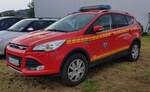 =Ford Kuga als Kommandowagen der Feuerwehr NEUNKIRCHEN-SEELSCHEID, gesehen im Mai 2024 auf dem Besucherparkplatz der RettMobil