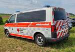 =VW T 6 als Einsatzfahrzeug vom DRK WOLFENBÜTTEL steht auf dem Parkgelände der Rettmobil 2024 in Fulda