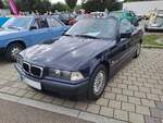 BMW E36 Cabrio von 1997 am 08.09.2024 beim Oldtimertreffen am alten Neckar