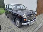 Fiat 1100 von 1958 am 08.09.2024 beim Oldtimertreffen am alten Neckar
