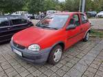 Opel Corsa am 08.09.2024 beim Oldtimertreff am alten Neckar