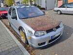 Vw Golf im Rat-Look am 08.09.2024 beim Filderkrautfest 