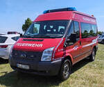 =Ford Transit als MTW der Feuerwehr ZIERENBERG, gesehen auf dem Parkplatz der 2025er Rettmobil in Fulda