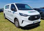 =Ford Transit Custom der Autovermietung ENTERPRISE, steht auf dem Parkplatz der 2025er Rettmobil in Fulda