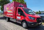 =Ford Transit der Firma BRANDSCHUTZTECHNIK STOLPEN sucht bei der Rettmobil 2025 einen neuen Besitzer