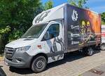 =MB Sprinter der Firma KOPPENHAGEN, steht auf dem Parkplatz der 2025er Rettmobil in Fulda