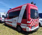 =MB Sprinter als Einsatzleitwagen der Feuerwehr BAMMENTAL, abgestellt auf dem Parkplatz der RettMobil im Mai 2025