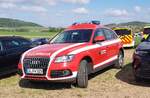 =Audi Q 5 als Kommandowagen der Feuerwehr COTTBUS, gesehen auf dem Parkplatz der RettMobil 2025