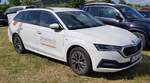 =Skoda Octavia als Firmenwagen vom Personalmanagement PROMEDI, gesehen auf dem Parkplatz der RettMobil 2025